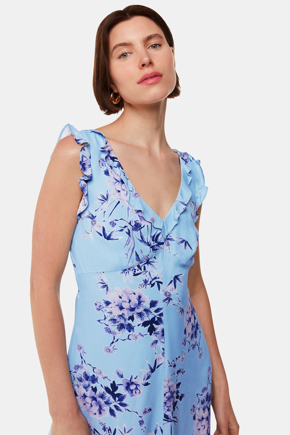 Bamboo Blossom Ruffle Dress