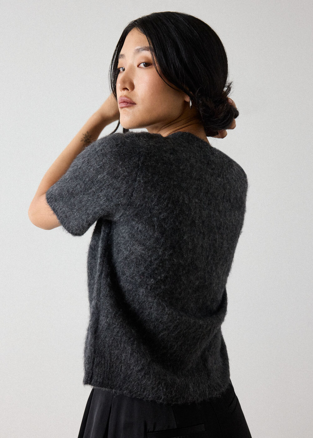 Alpaca Mix Knitted Tee