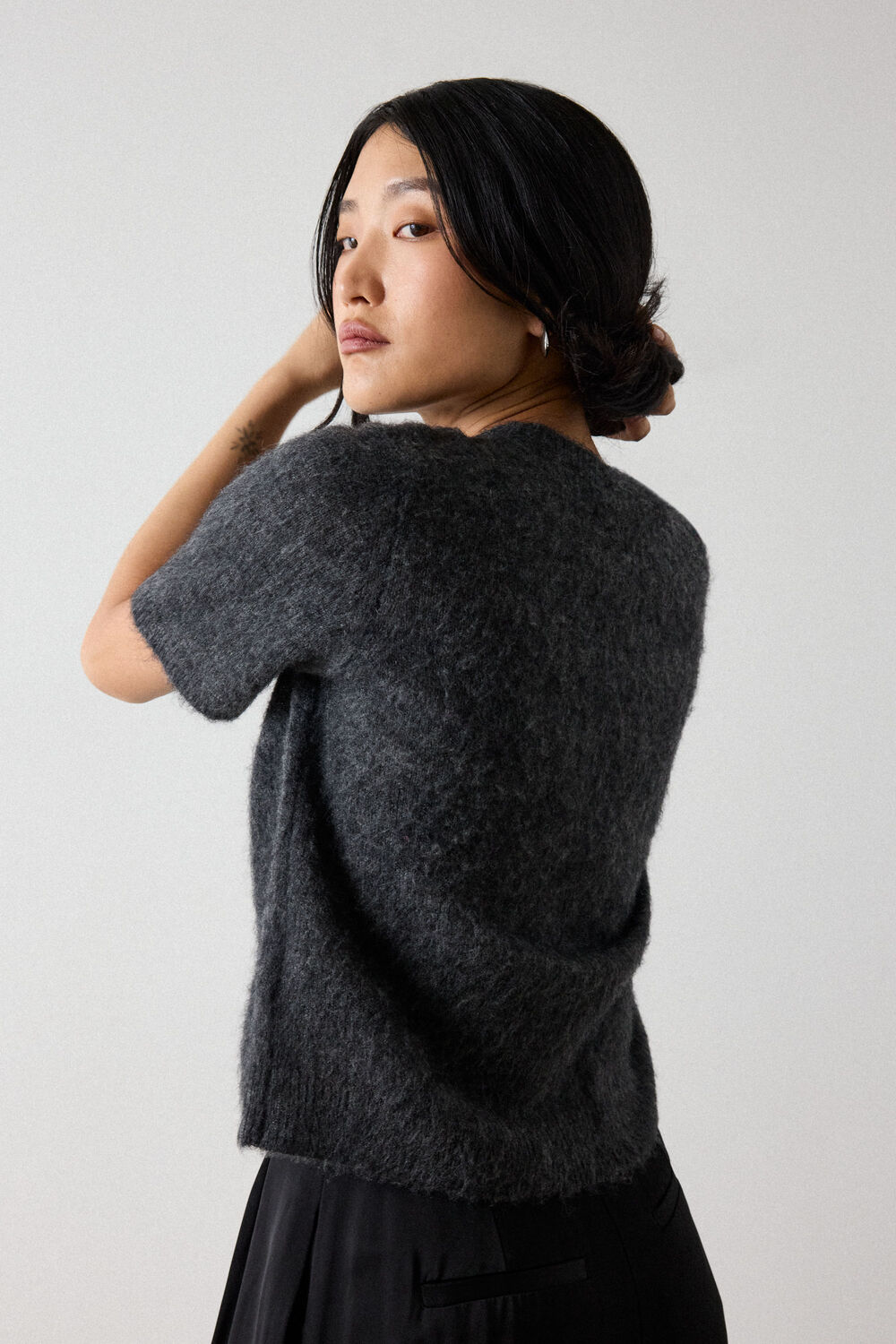 Alpaca Mix Knitted Tee