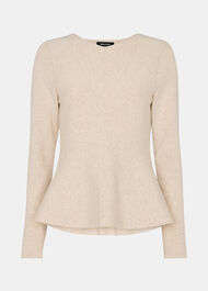 Peplum Detail Knit