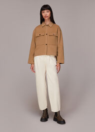 Hannah Boxy Wool Overshirt