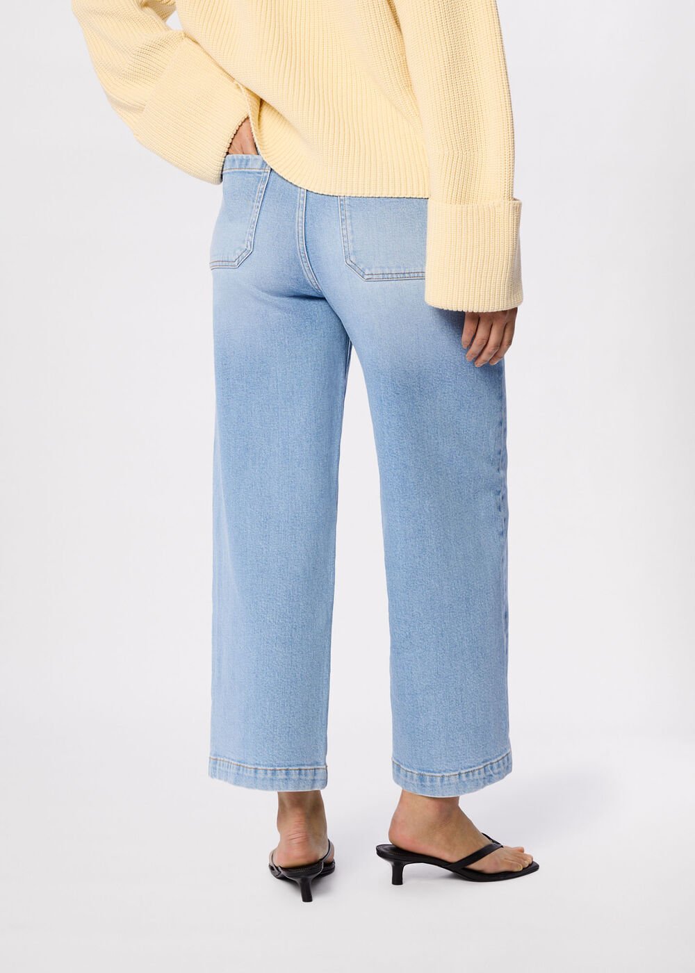 Stretch Straight Ankle Jean
