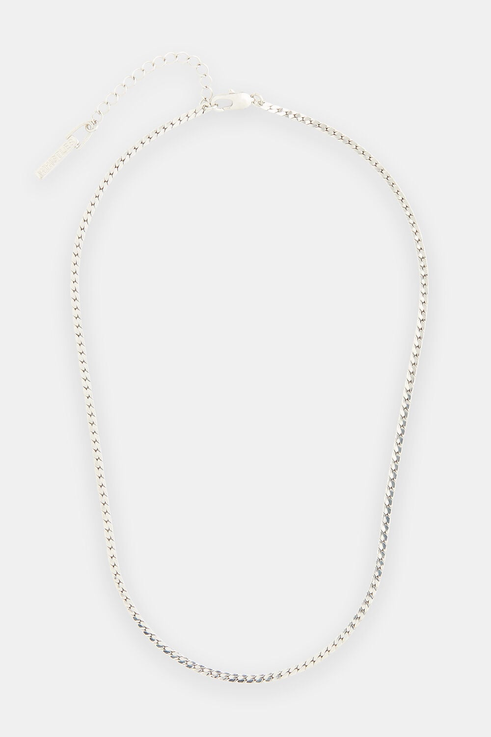 Silver Classic Snake Chain Necklace