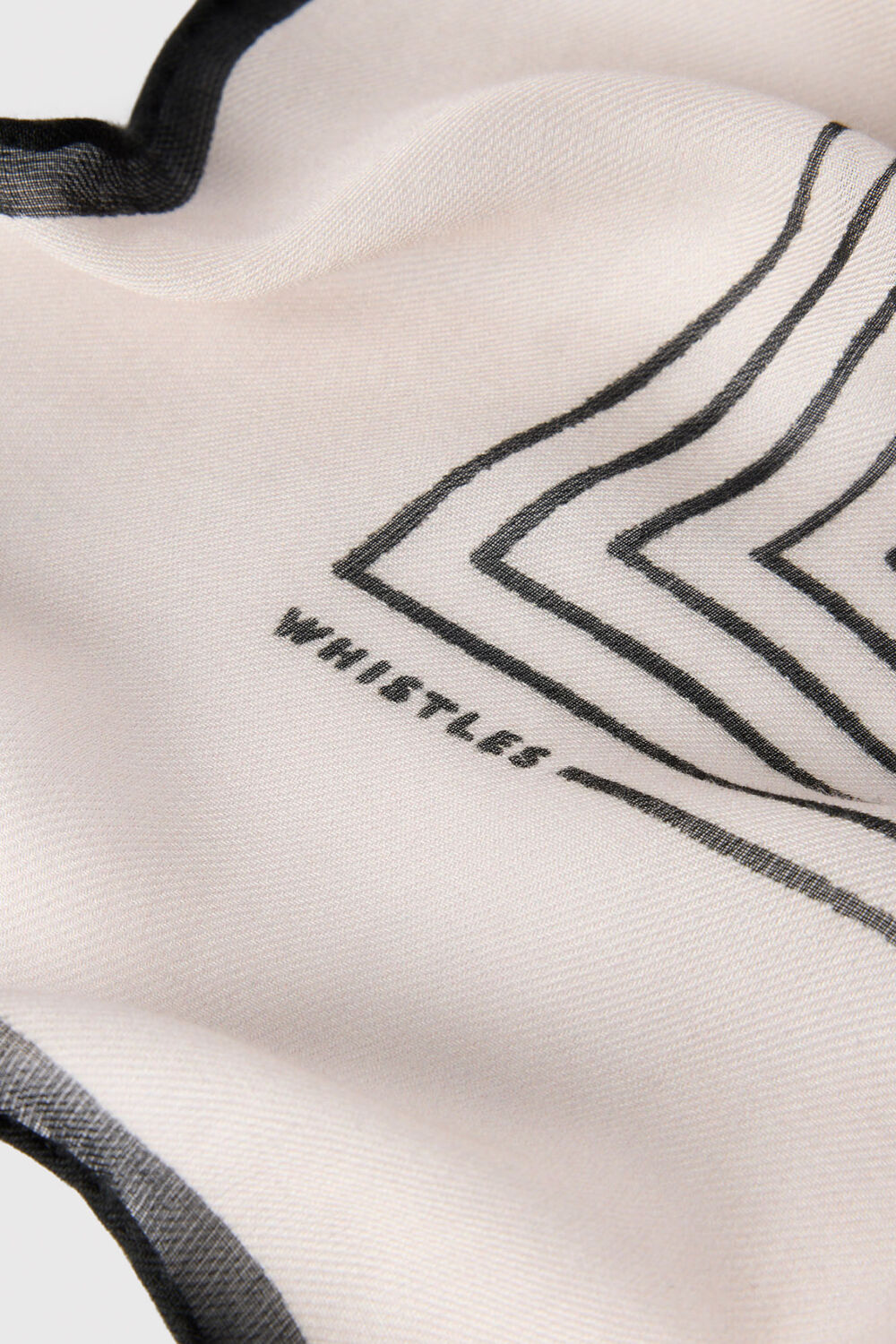 Taupe Square Viscose Printed Scarf