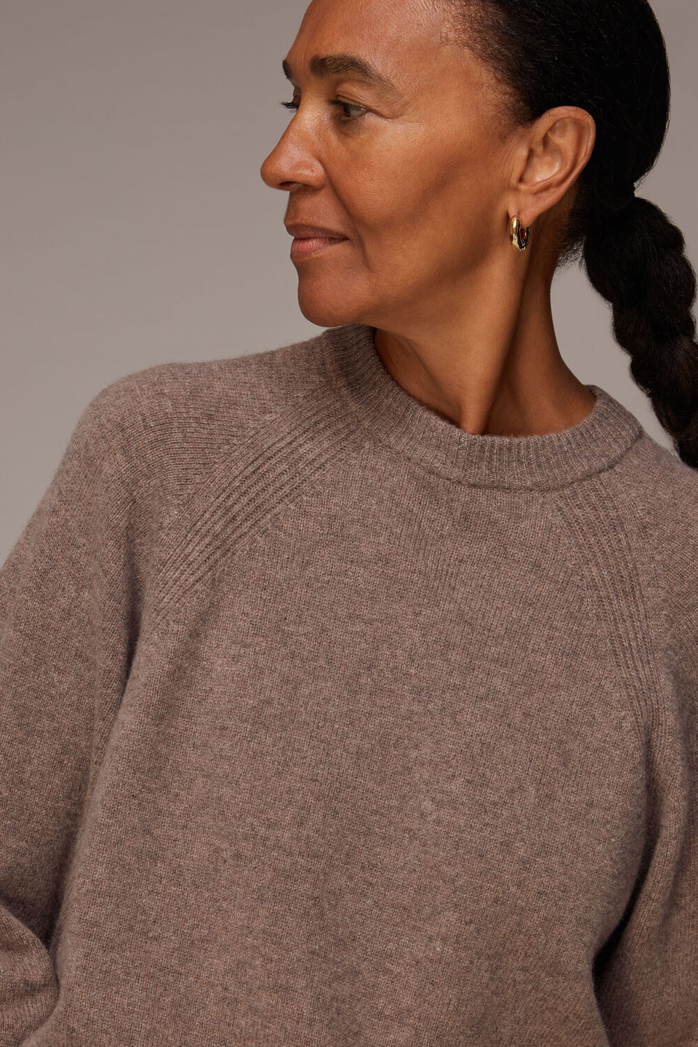 Boyfriend Crew Neck Knit