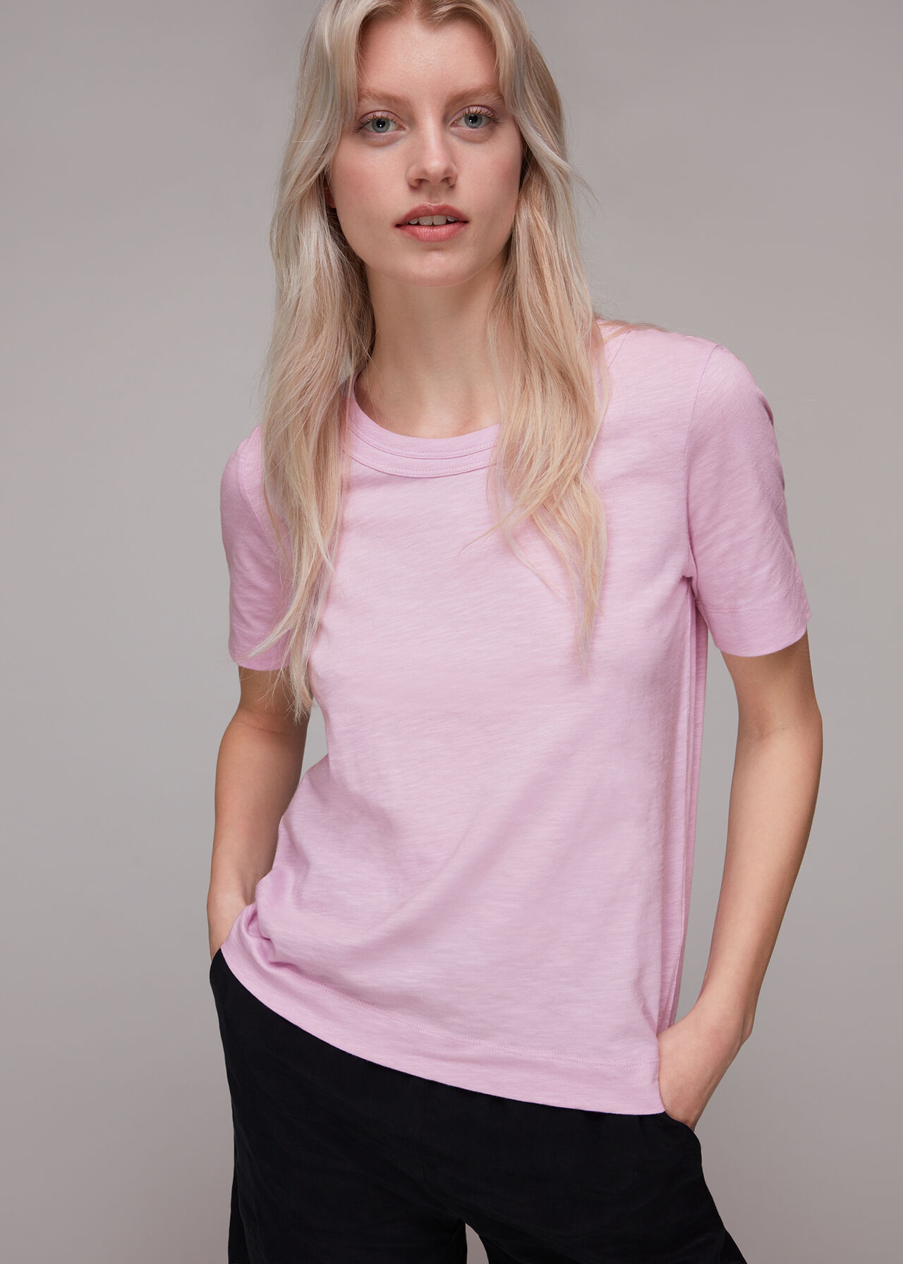 Rosa Double-Trim T-Shirt