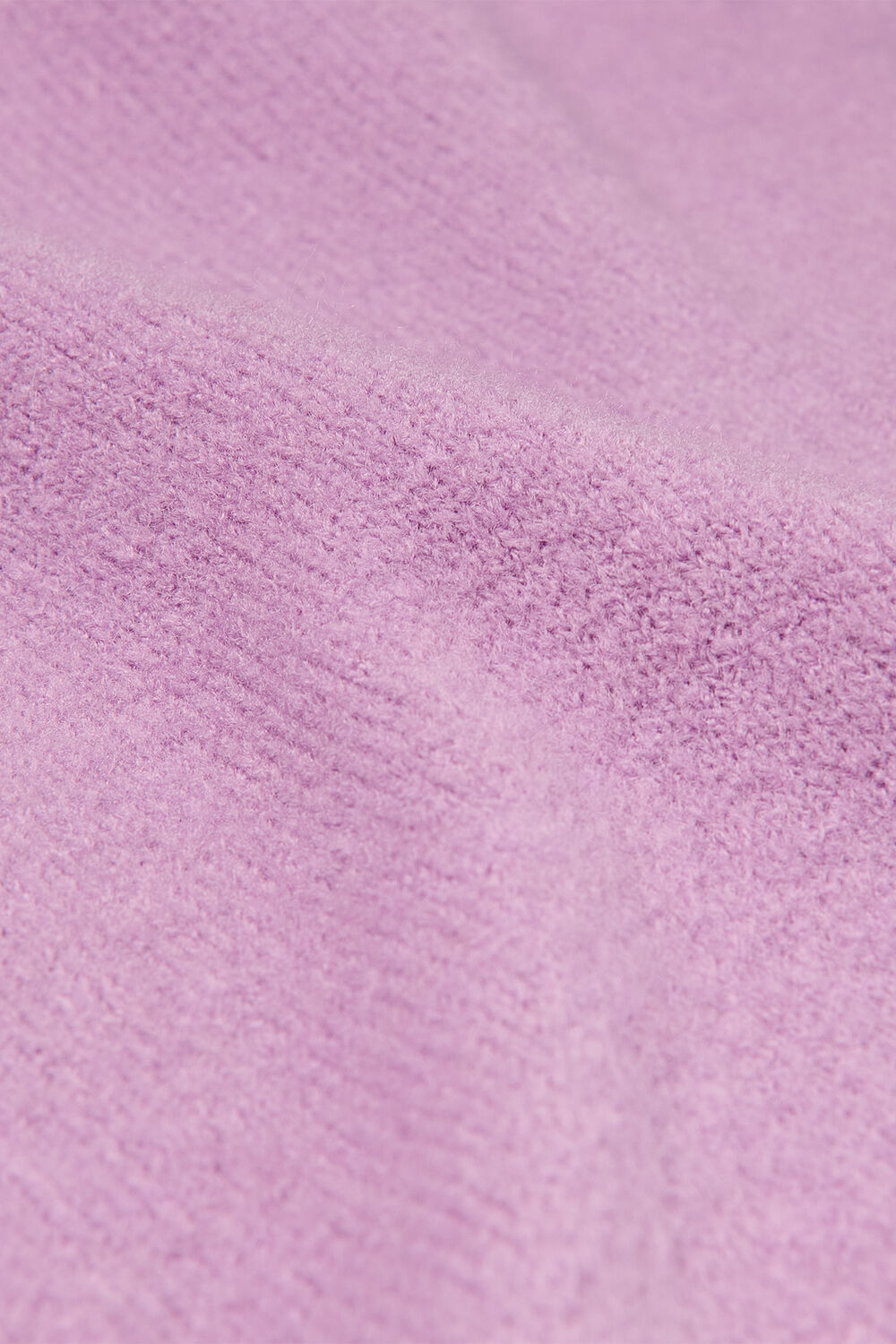 Lilac Wool Mix Seam Detail Knit