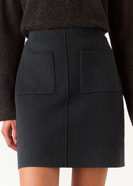 Patch Pocket Knitted Skirt