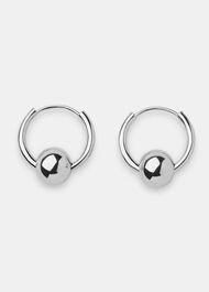 Sphere Hoop Earring