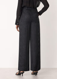 Jacquard Straight Leg Trouser
