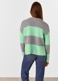 Alpaca Mix Stripe Knit
