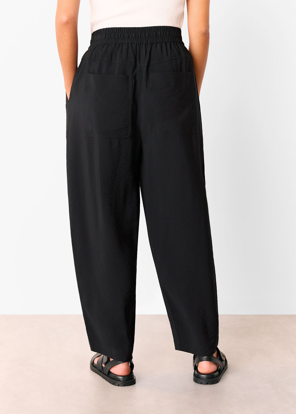 Petite Tie Waist Trouser