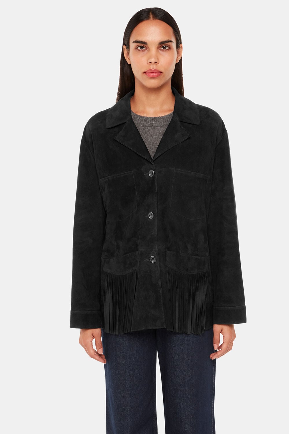Lani Tassel Suede Jacket