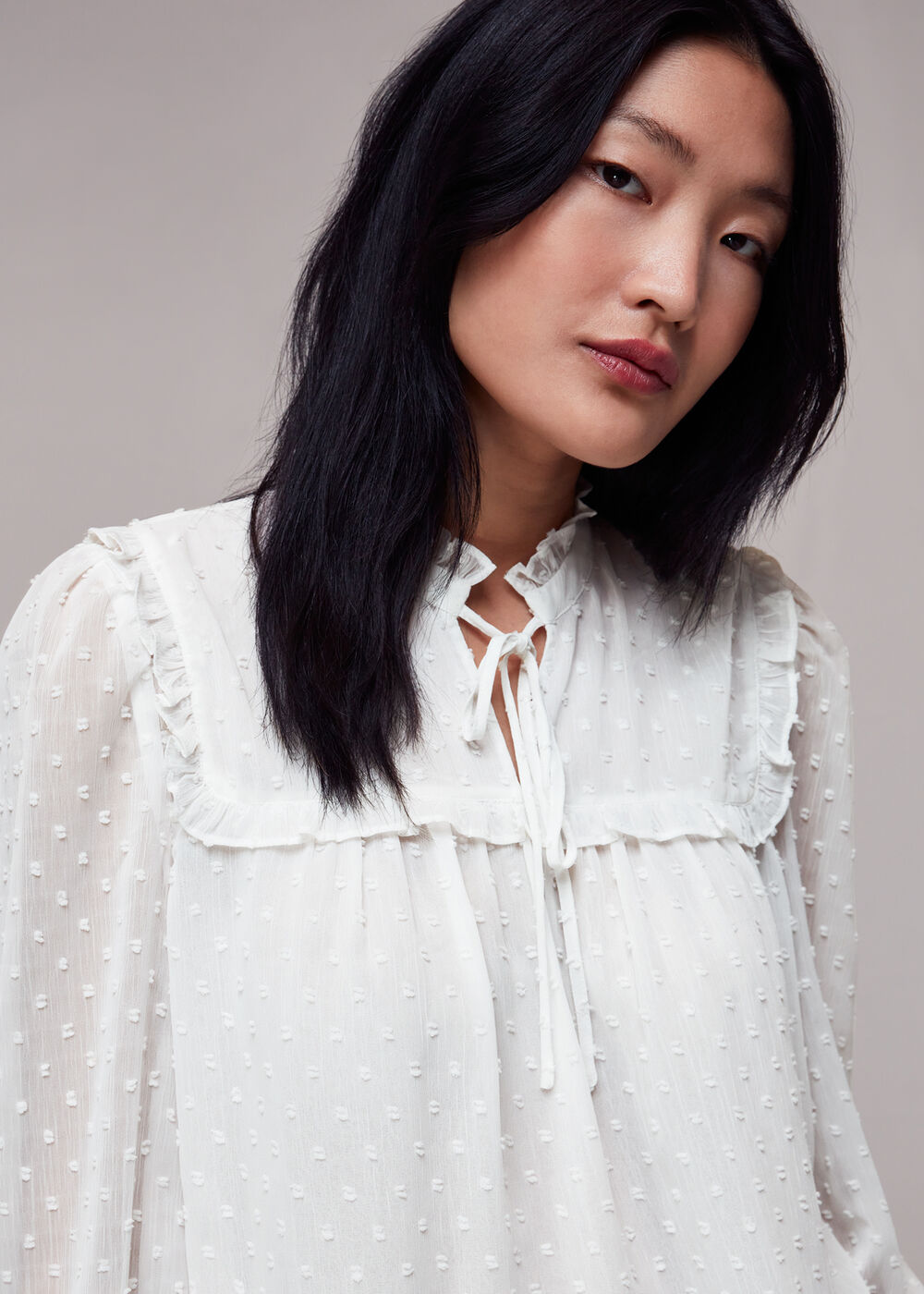 Dobby Collar Top
