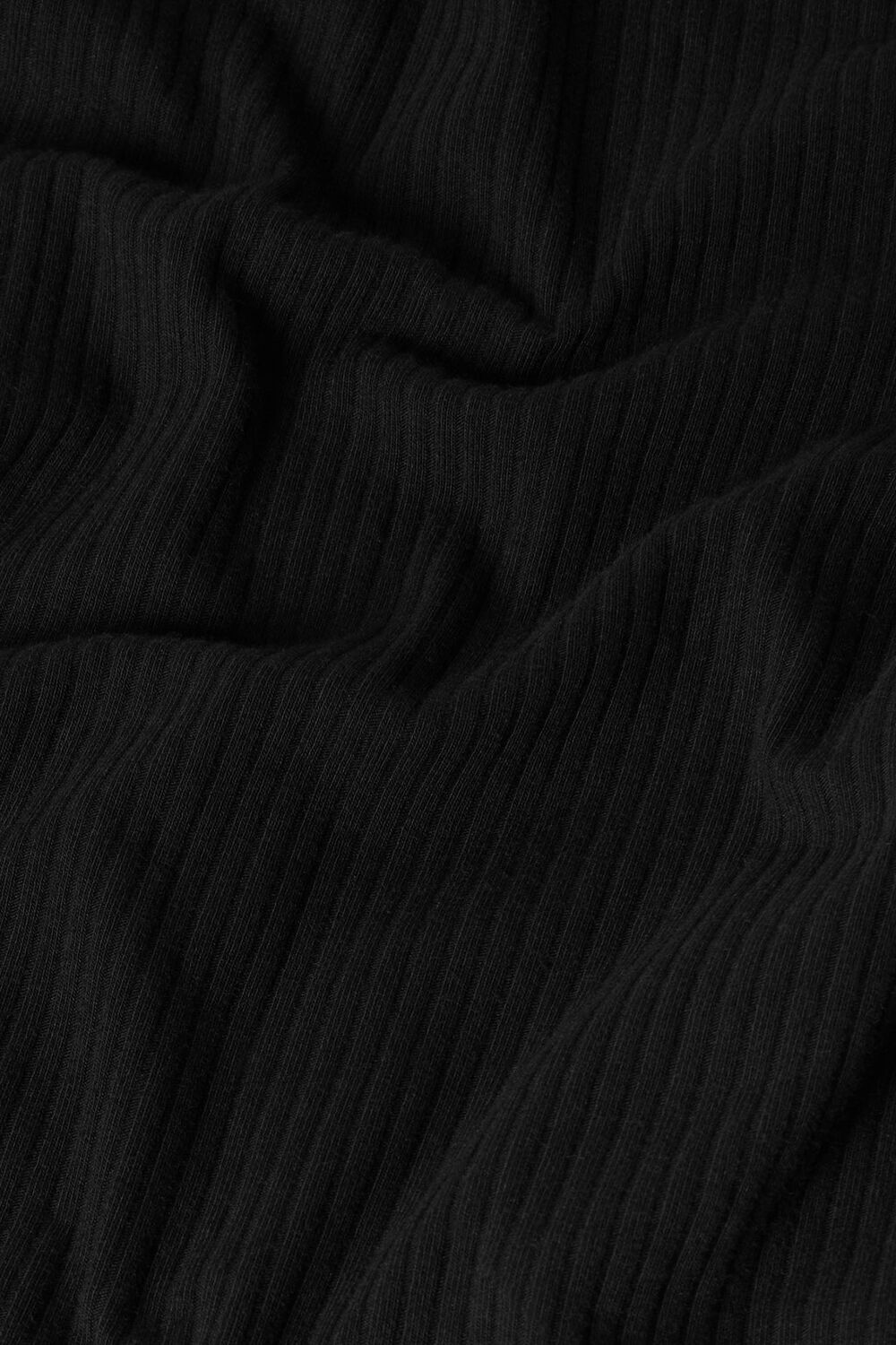 Black Ultimate Ribbed Scoop Vest
