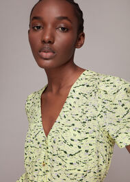 Painterly Marks Midi Dress