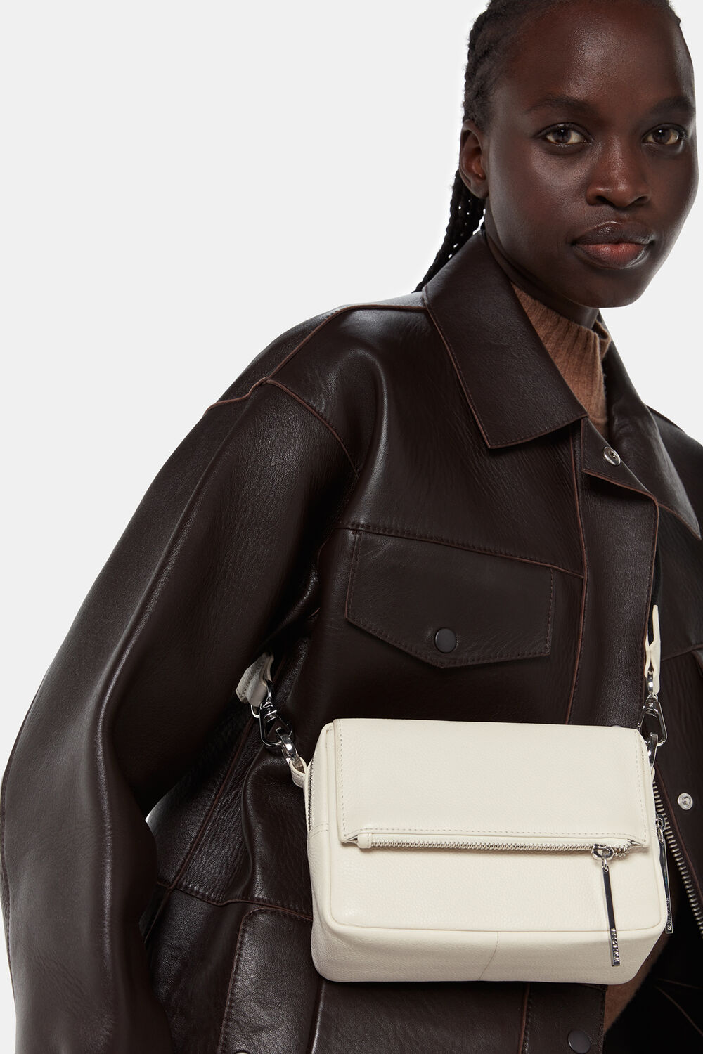 White Bibi Crossbody Bag