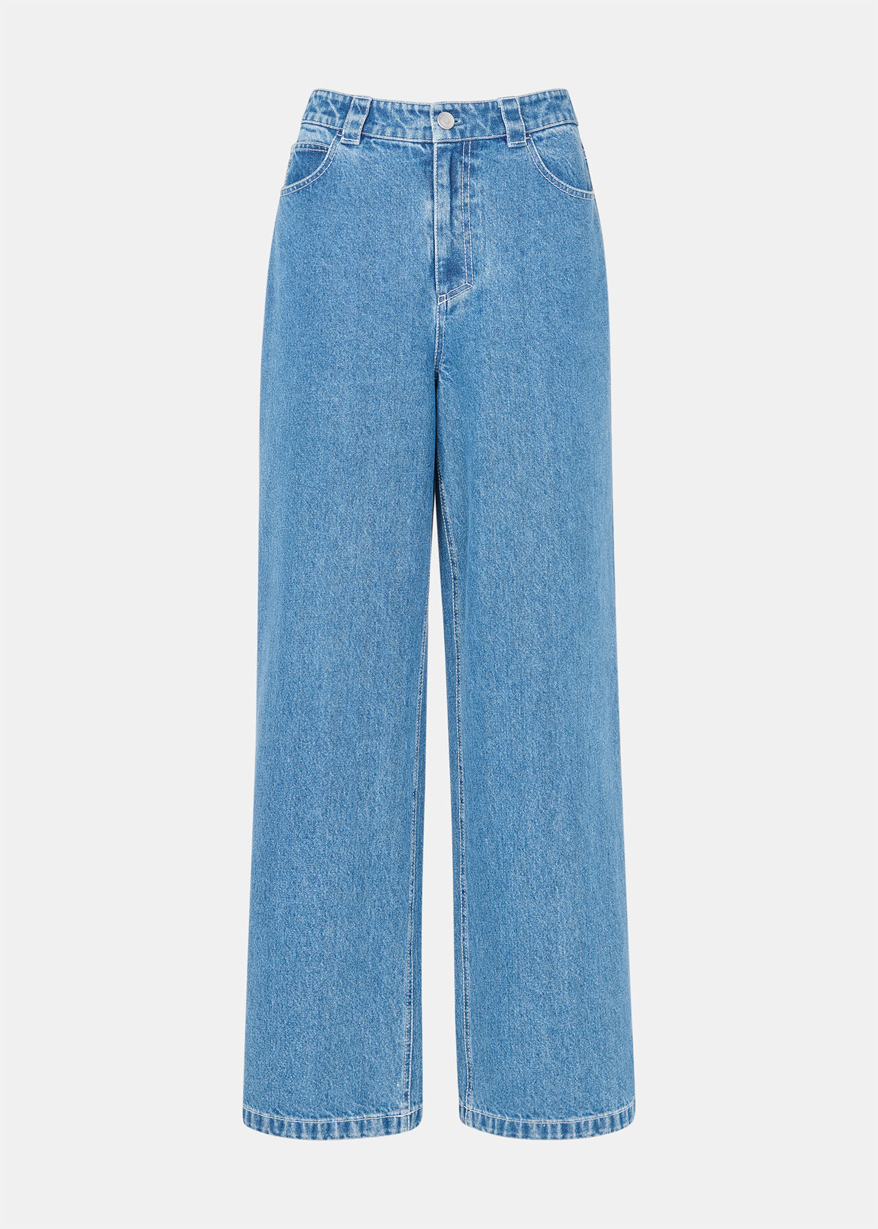 Petite Relaxed Straight Leg Jean