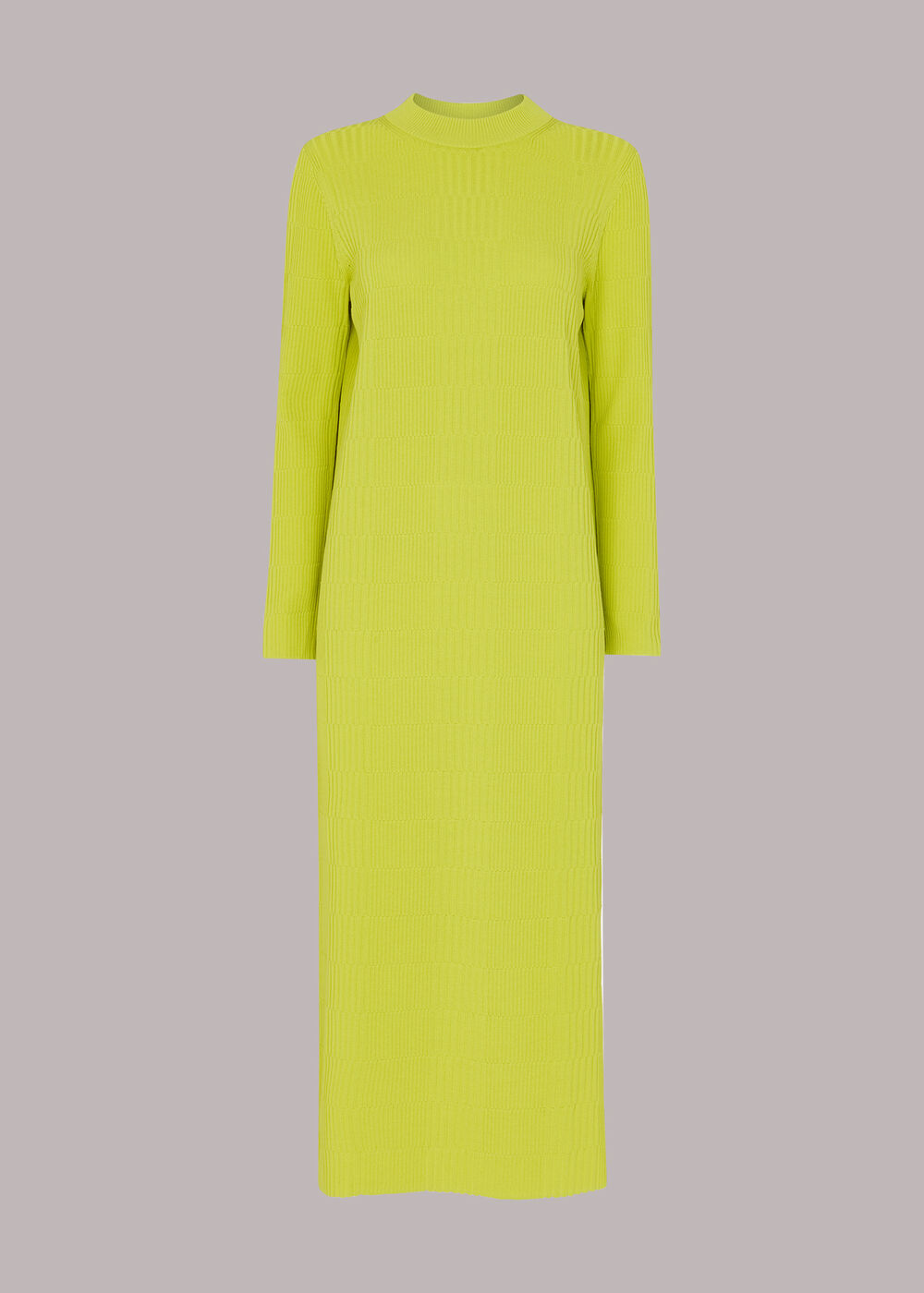 Mixed Rib Knit Dress