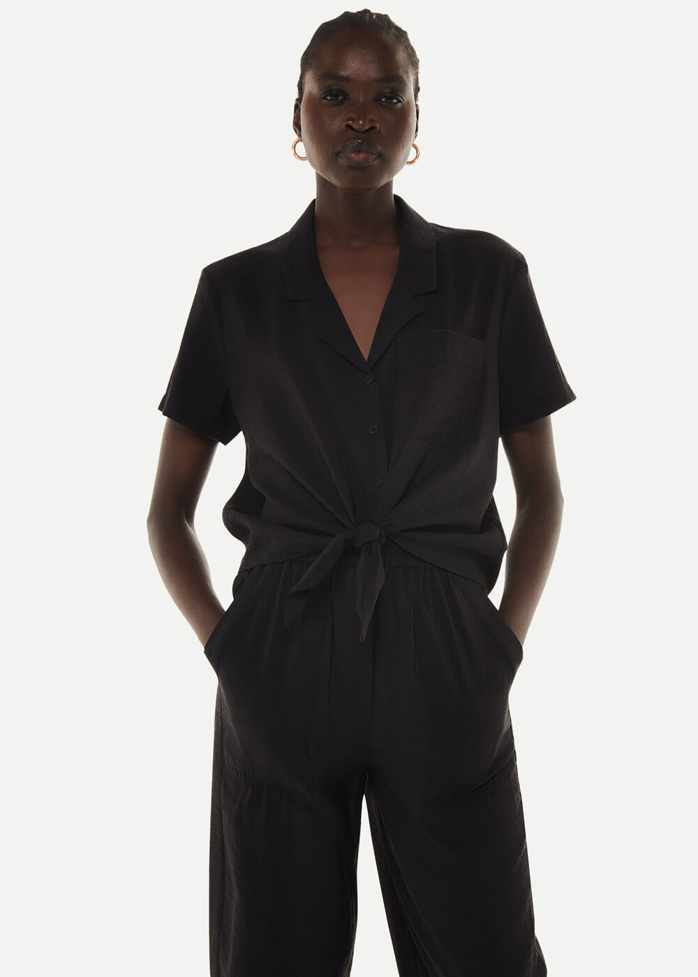 Nicola Tie Front Blouse