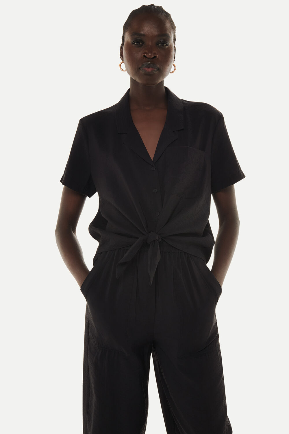 Nicola Tie Front Blouse