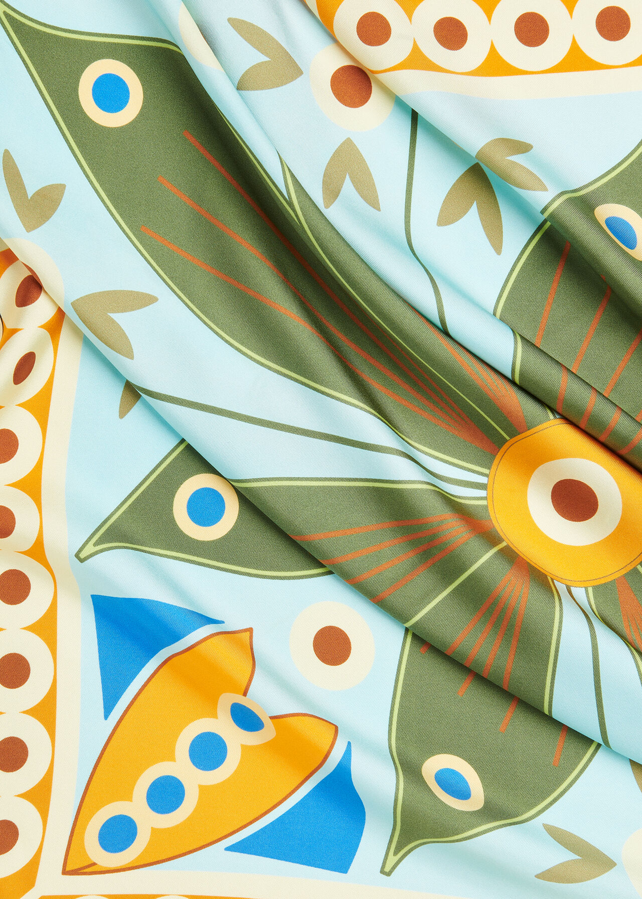 Sahar Botanical Silk Scarf