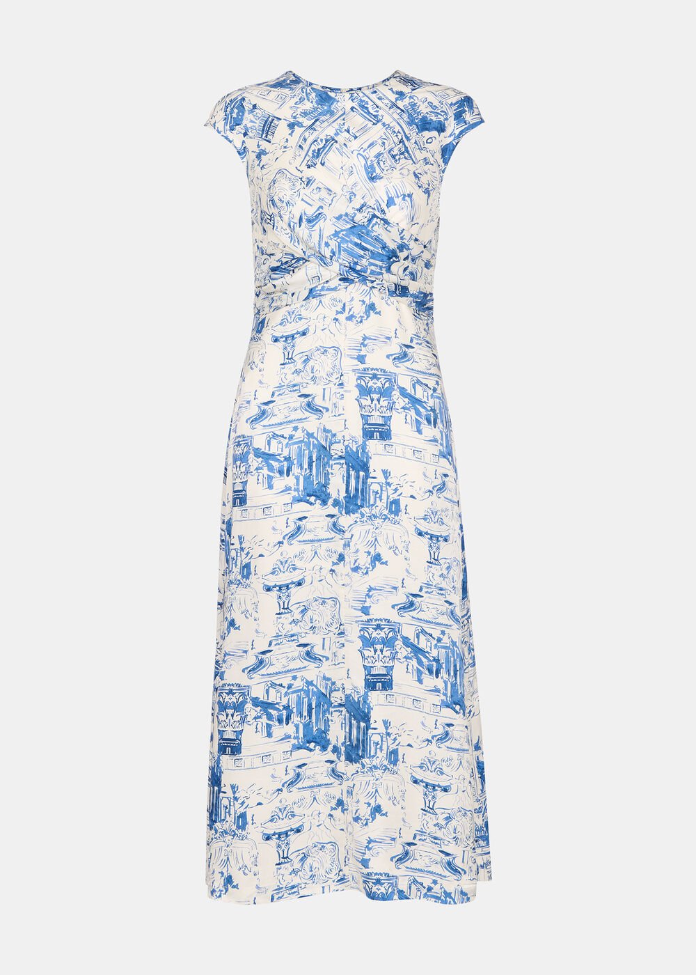 Rome Print Midi Dress