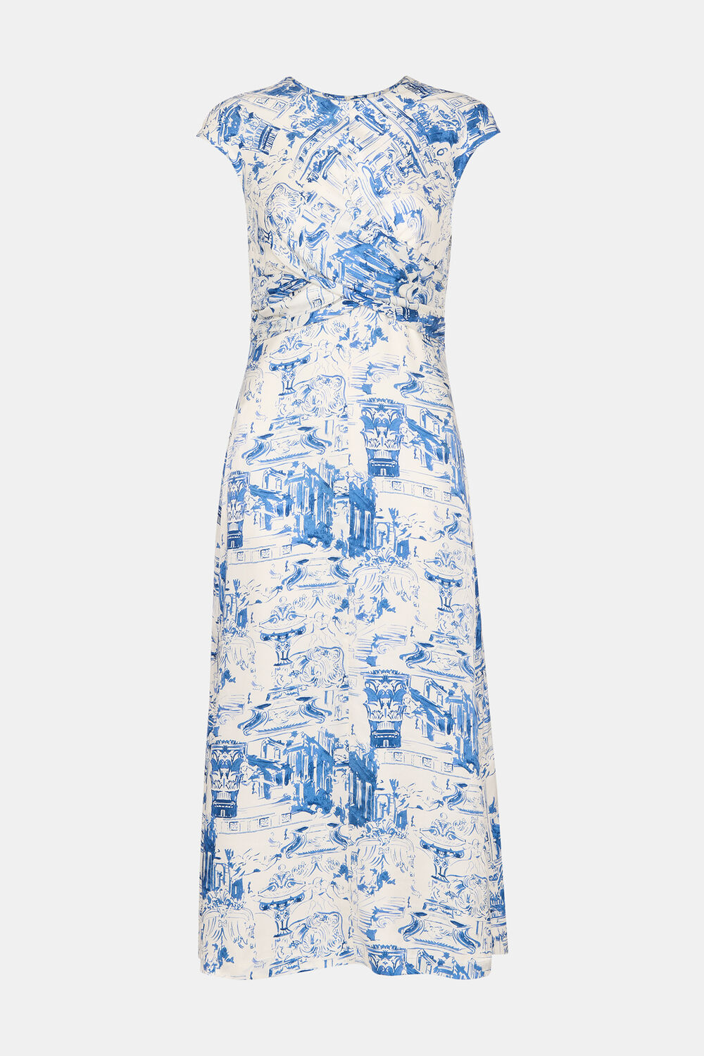Rome Print Midi Dress