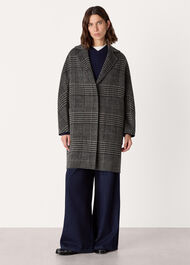 Cassie Double Face Check Coat