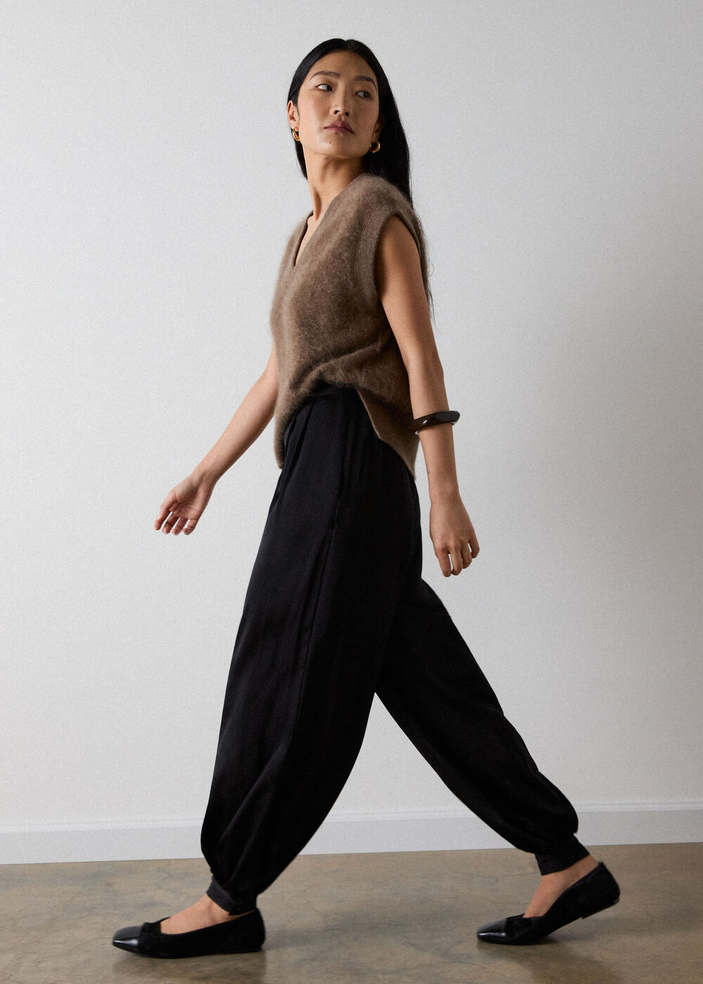 Satin Balloon Trouser