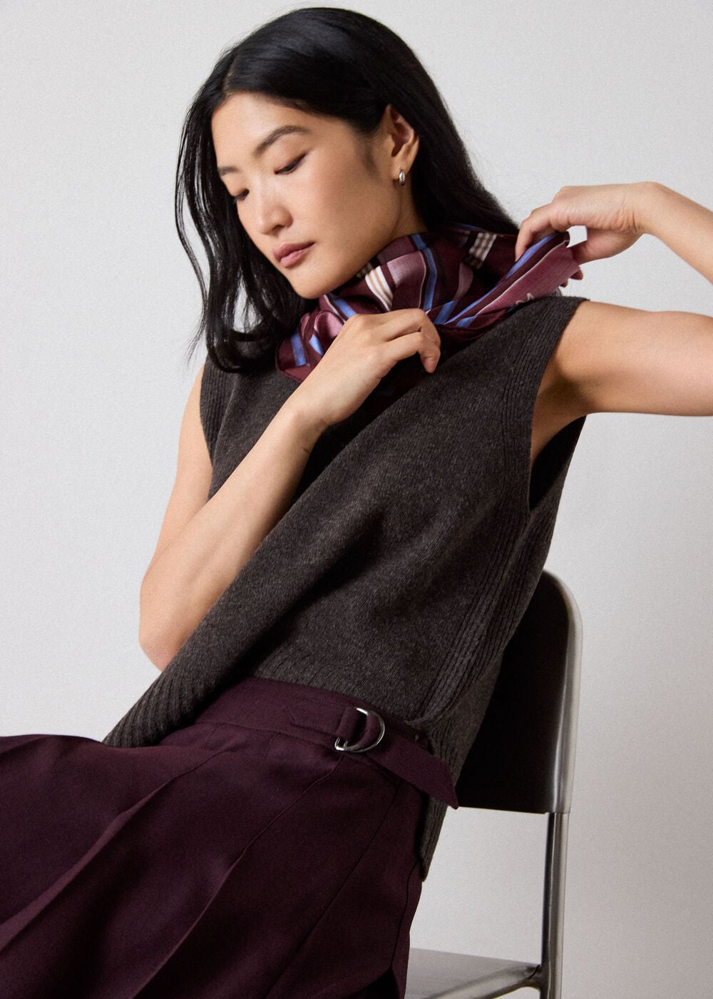 Wool Sleeveless Tank