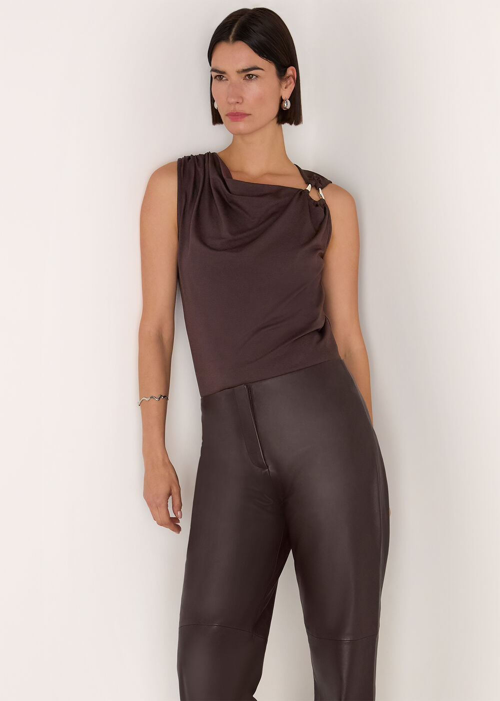 Ring Detail Sleeveless Top