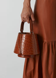 Whistles x Mlouye Lantern Bag Tan