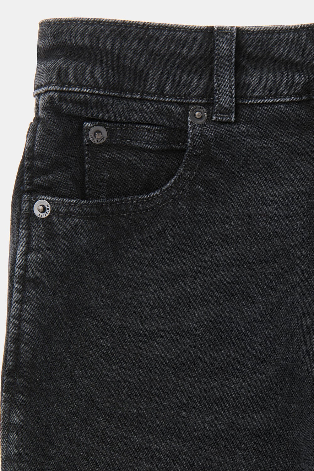 Black Stretch Barrel Leg Jean