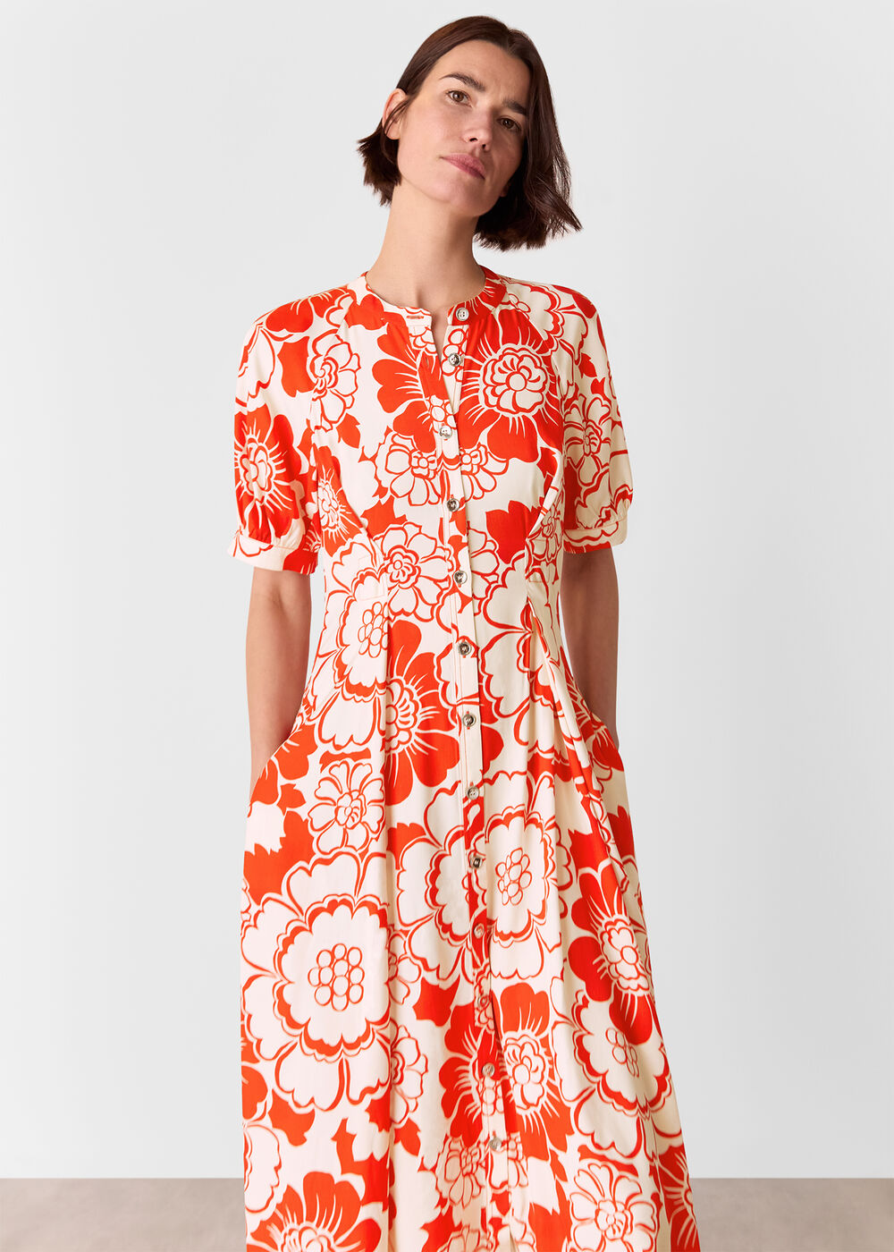 Bloom Floral Midi Dress