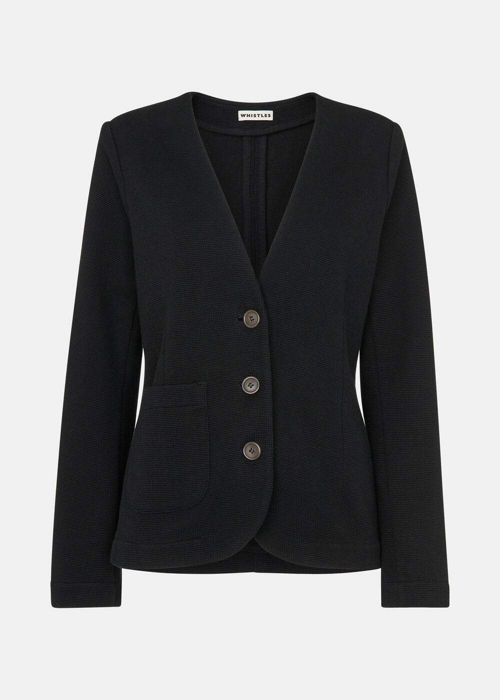 Lucy V Neck Jersey Jacket