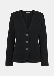 Lucy V Neck Jersey Jacket