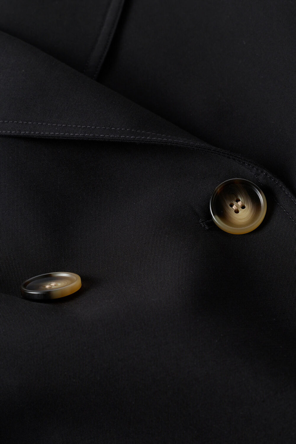 Black Riley Trench Coat
