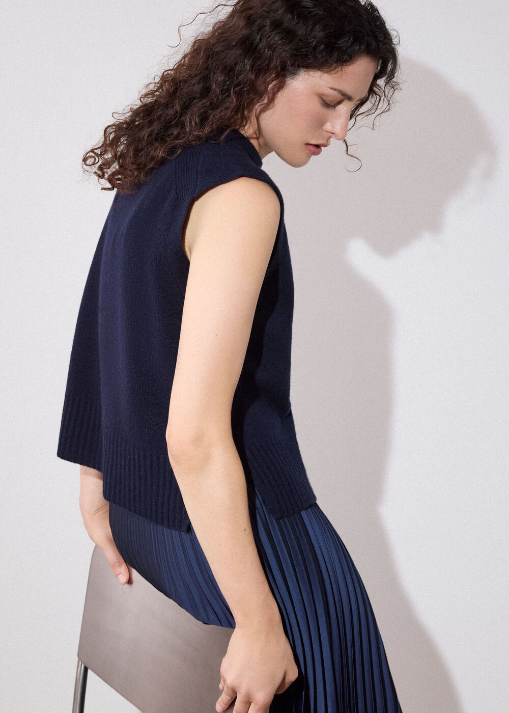 Wool Sleeveless Tank
