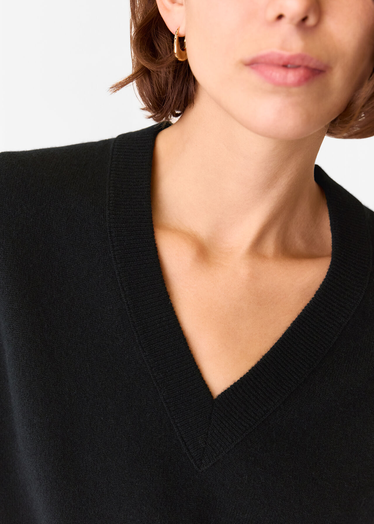 Wool V Neck Tank