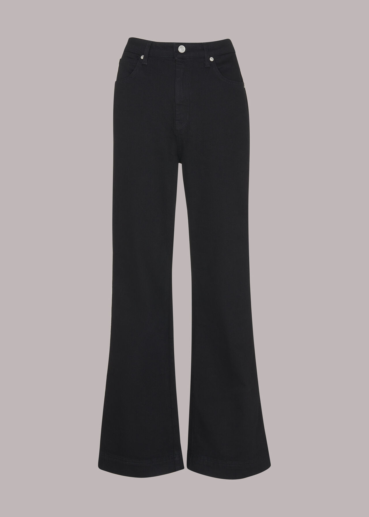 Black Lucy-Stretch-Flared-Jean, WHISTLES