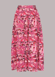 Hawaiian Print Skirt