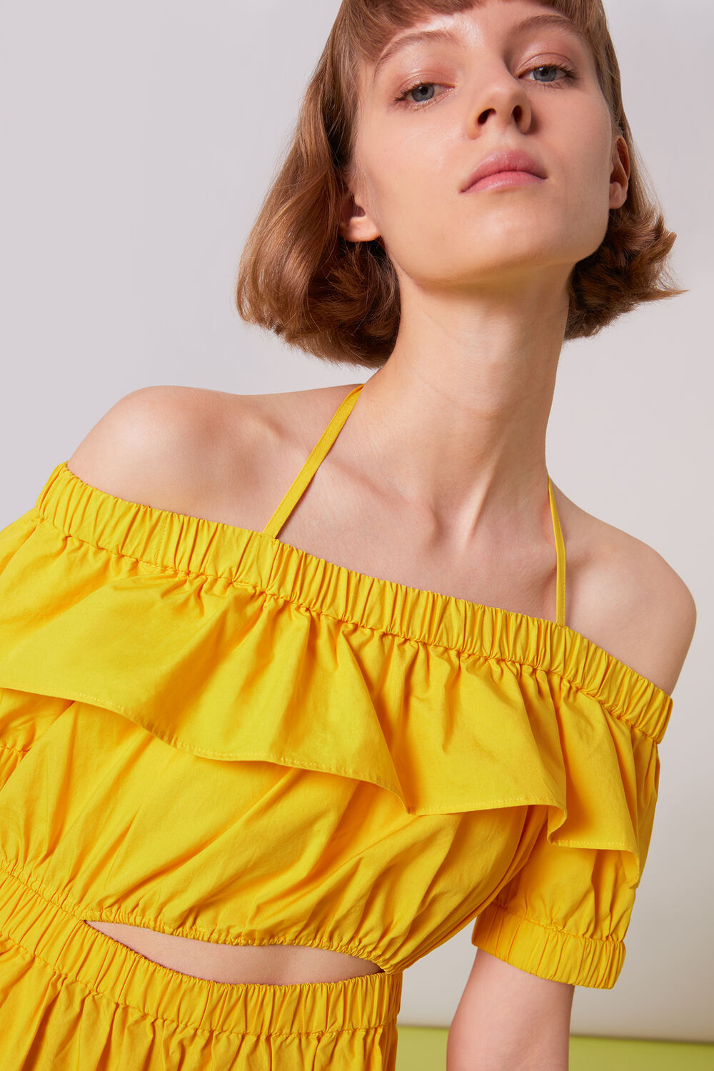 Serena Poplin Bardot Dress