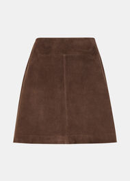 Suede A Line Skirt