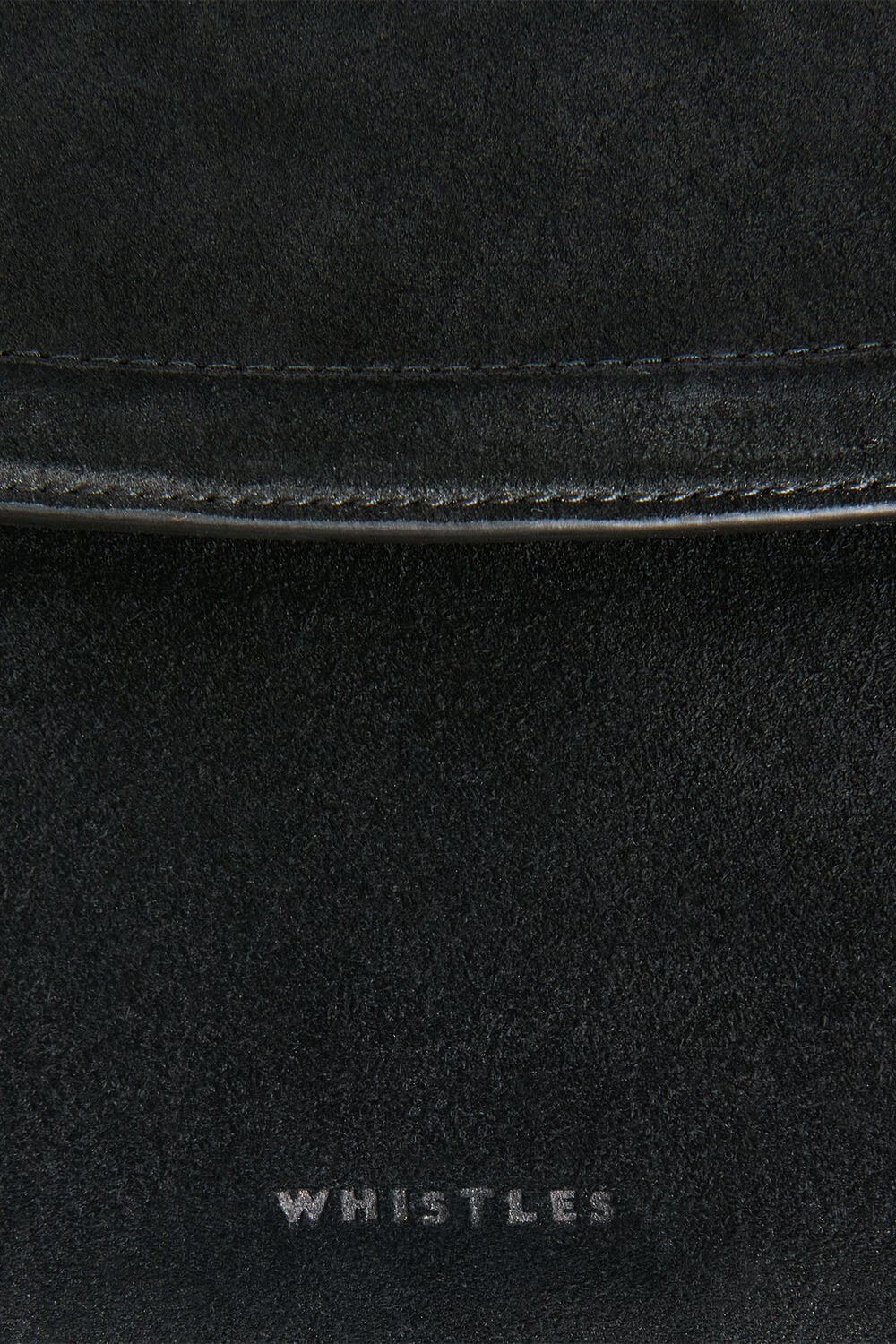 Black Nala Suede Crossbody Bag