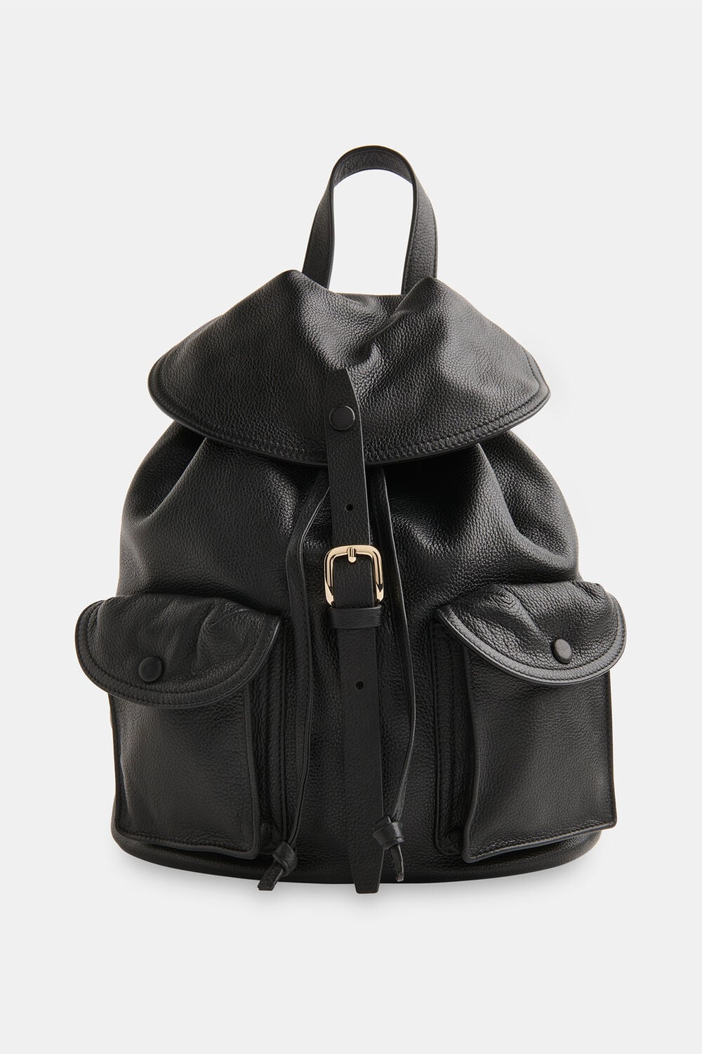 Black Sierra Pocket Detail Backpack