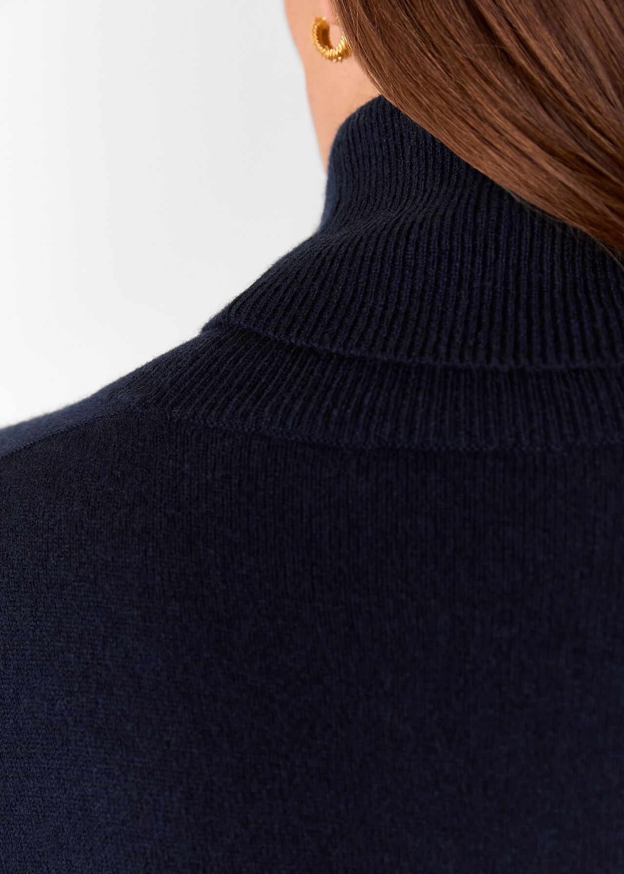 Cashmere Roll Neck Jumper