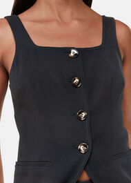 Sofia Crepe Waistcoat