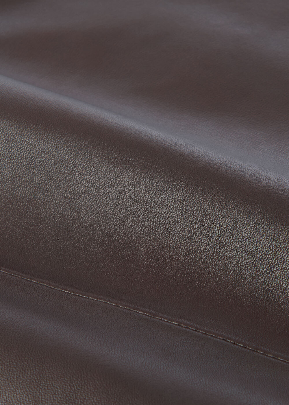 Leather A line Skirt