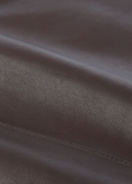 Leather A line Skirt
